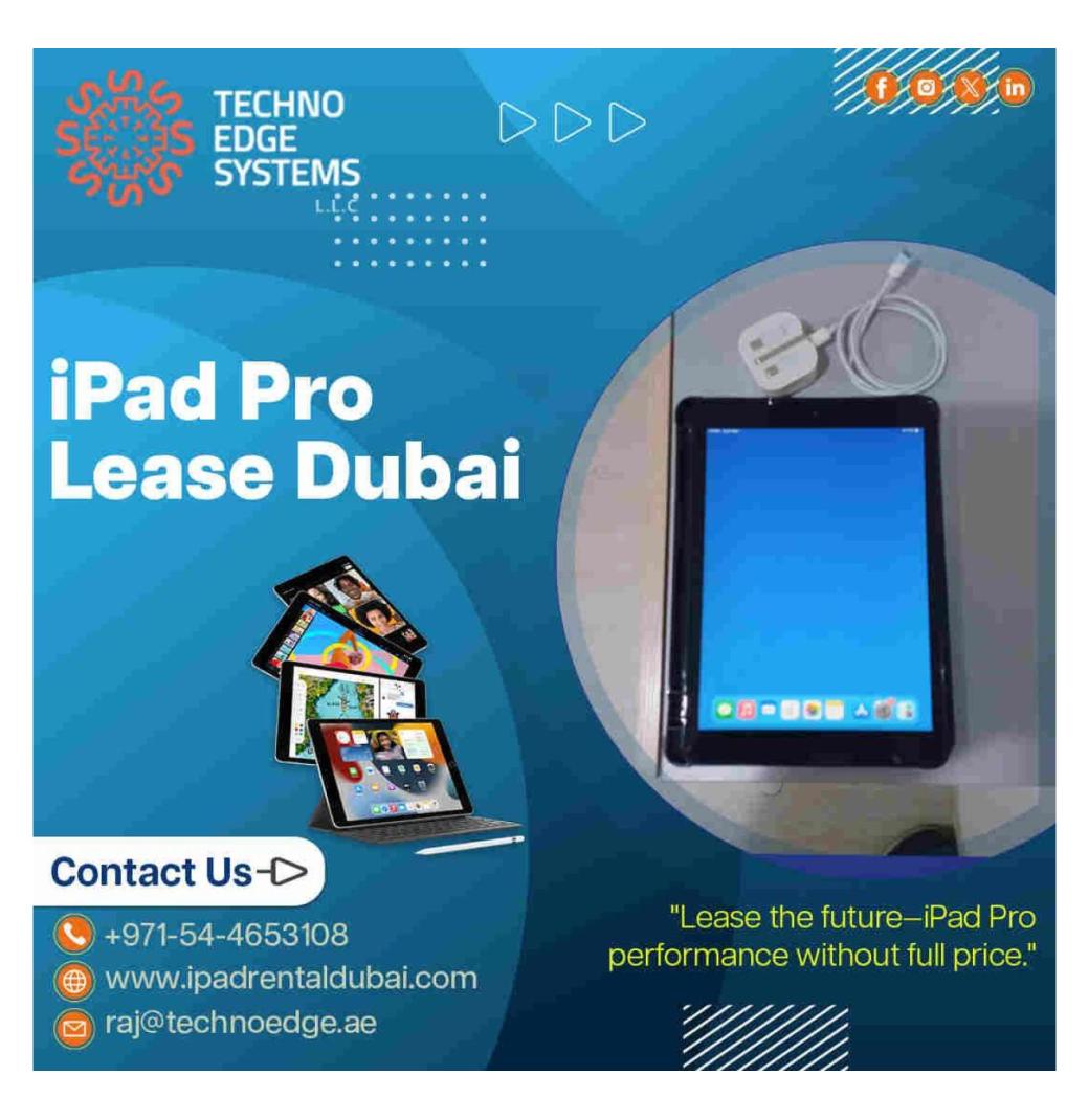 iPad Air Rental in Dubai for Retail Experiences
