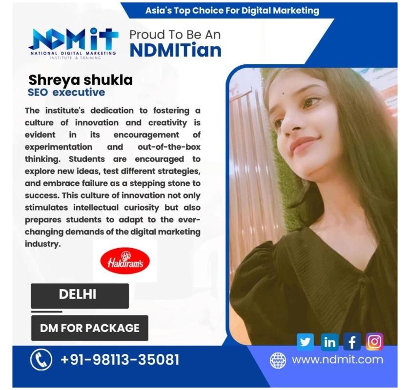 Master Digital Marketing at NDMIT South Delhi – Your Gateway to a Thriving Career!
