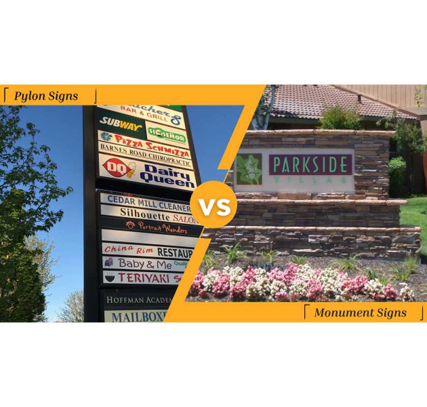 Pylon Signs vs. Monument Signs: Which One Is Right for Your Business?