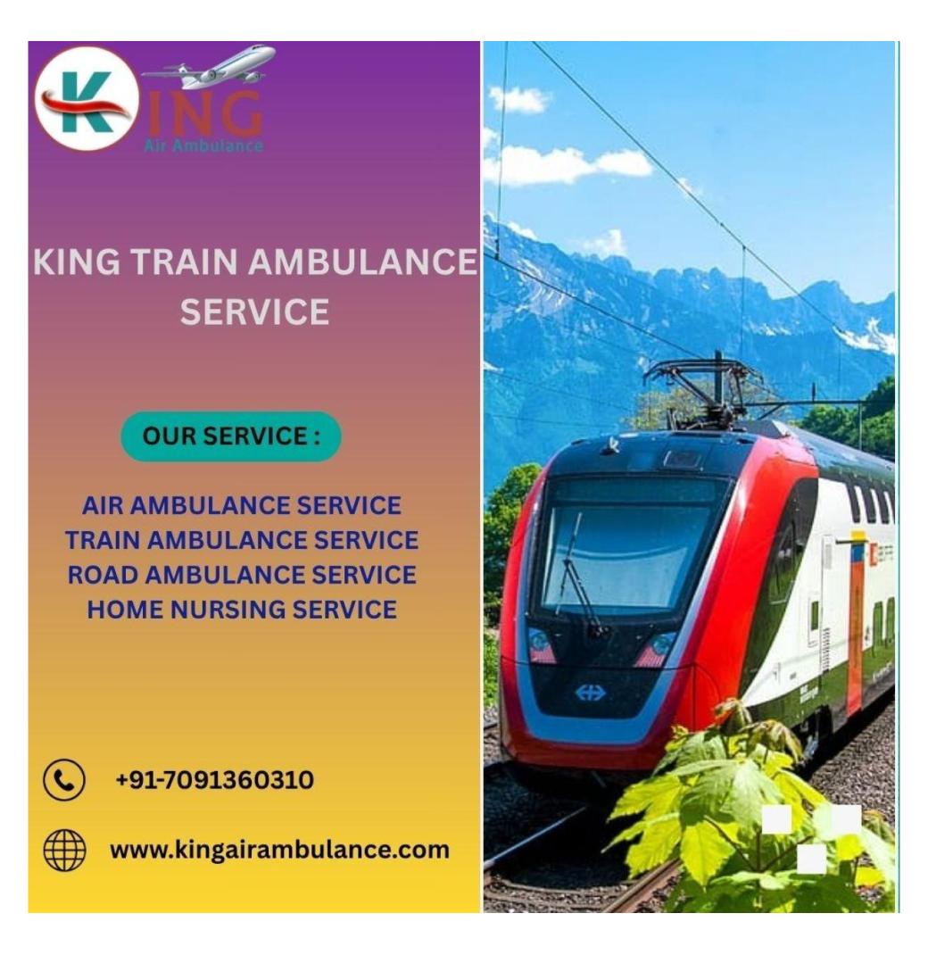  Book King Train Ambulance Service in Mumbai which gives life-care Medical Set-up