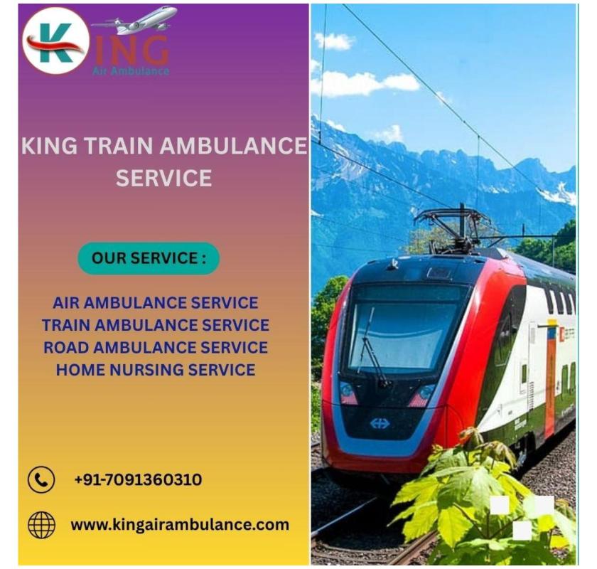  Book King Train Ambulance Service in Mumbai which gives life-care Medical Set-up