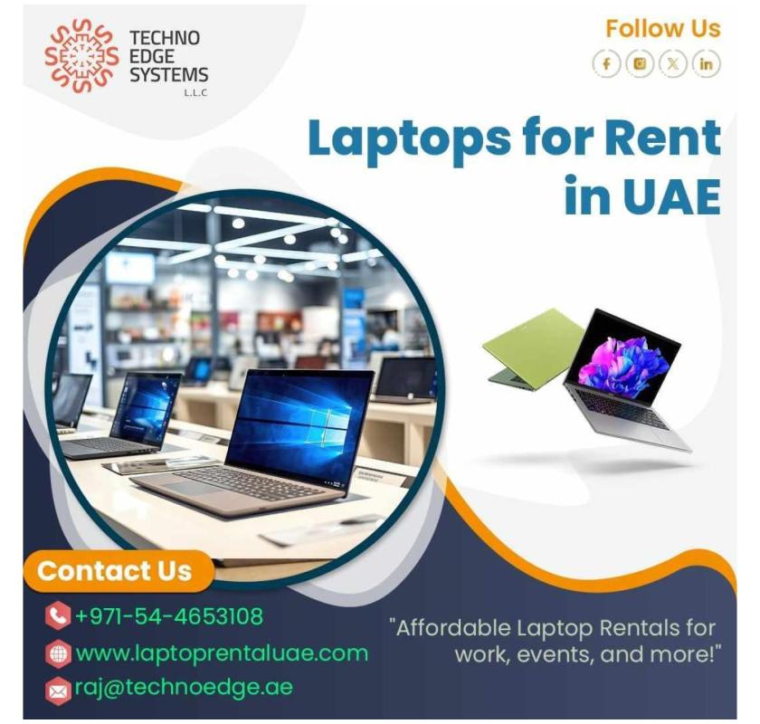  Laptop Rental Services in UAE – Short or Long-Term