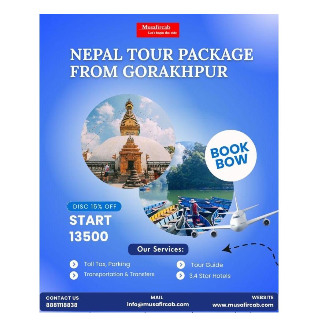 Nepal Tour Package from Gorakhpur