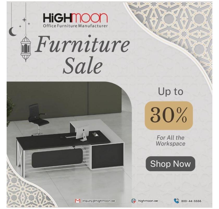 Office Furniture SALE – Up to 30% OFF | Highmoon Office Furniture Dubai 