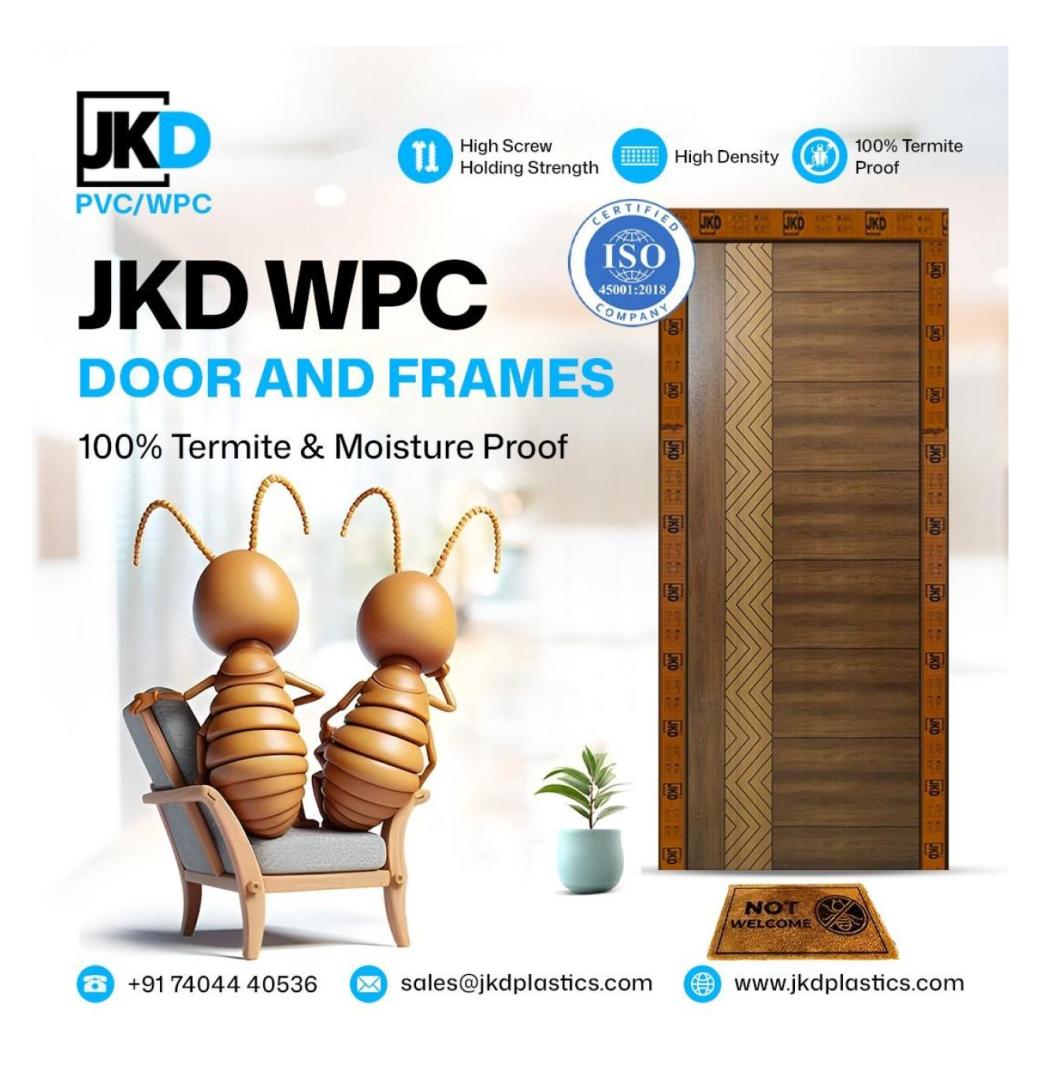 Premium WPC Doors Manufacturer Offering Global Quality from India to USA