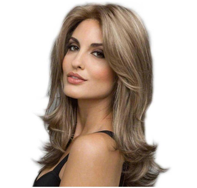 Long Wavy Wig for Women Heat Resistant Fiber for Daily Party