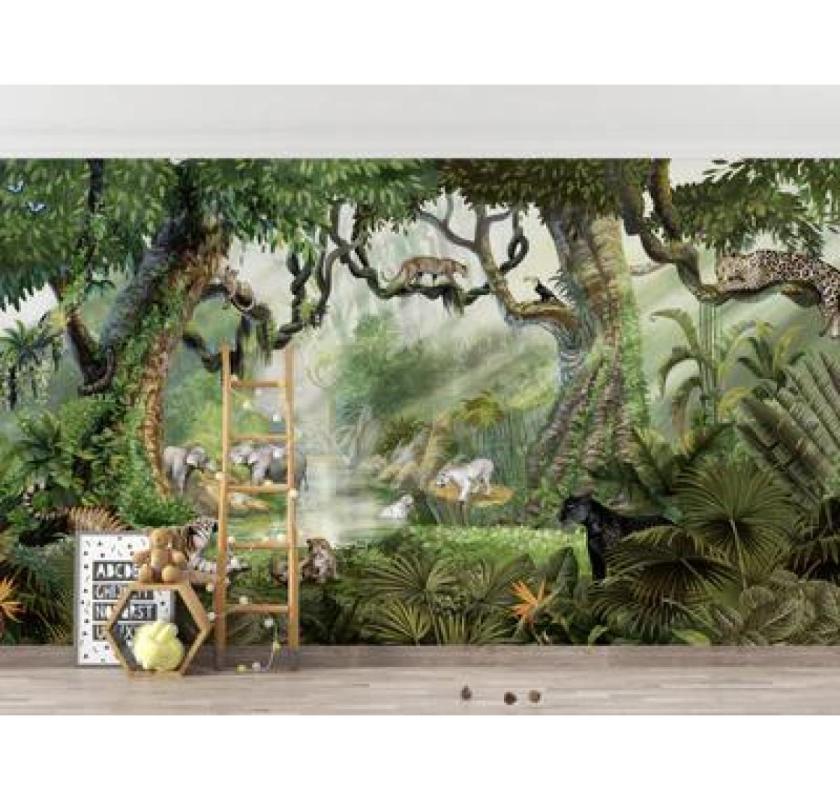 The Art of the Wild: Giffywalls’ Designer Jungle Wallpaper