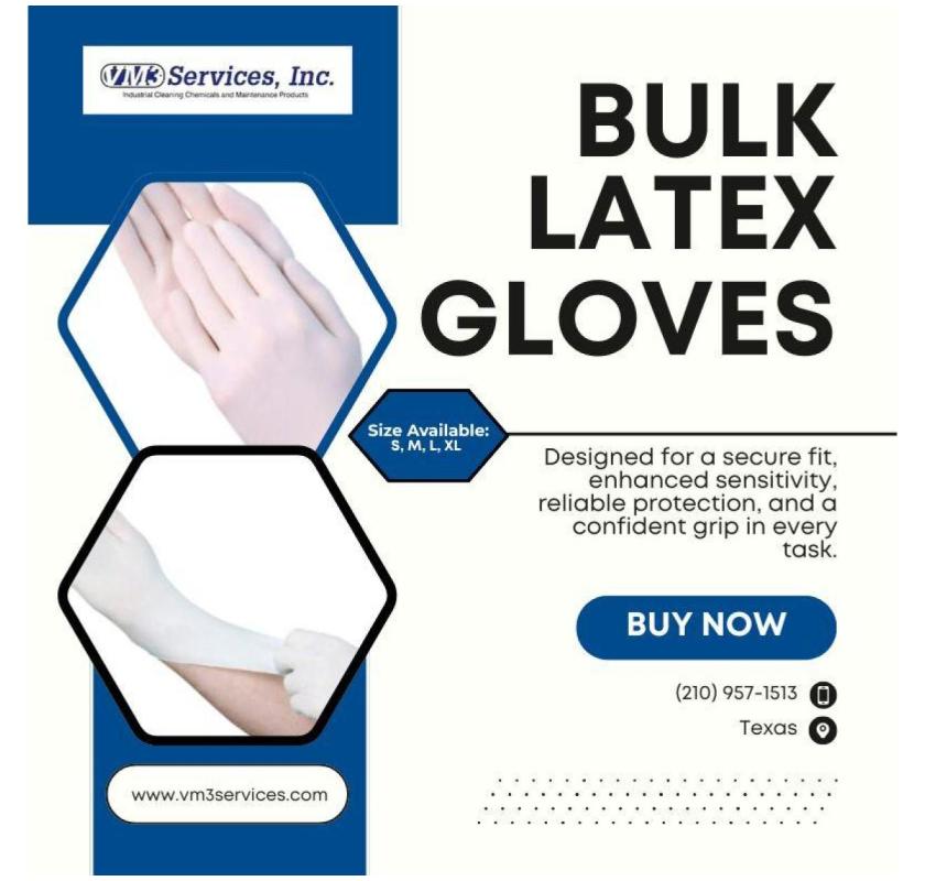 Latex Gloves Bulk In Texas