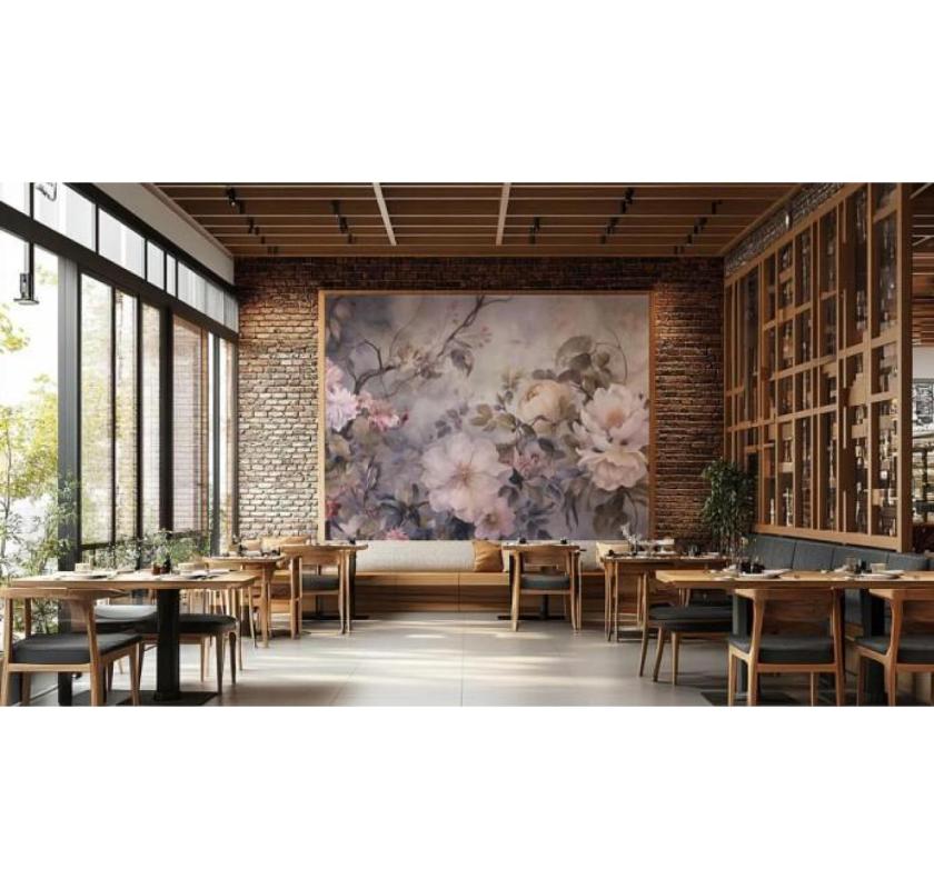Decorate Your Walls with Giffywalls Flower Wallpaper