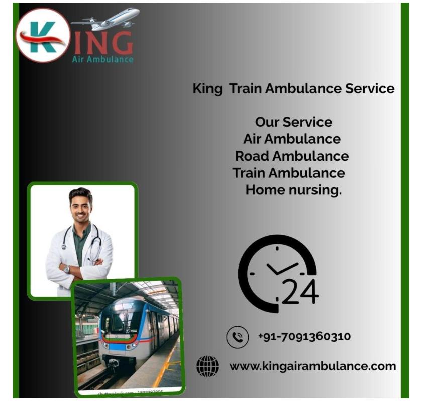 Shifting for your loved one is become easier in King Train Ambulance Service in Ranchi