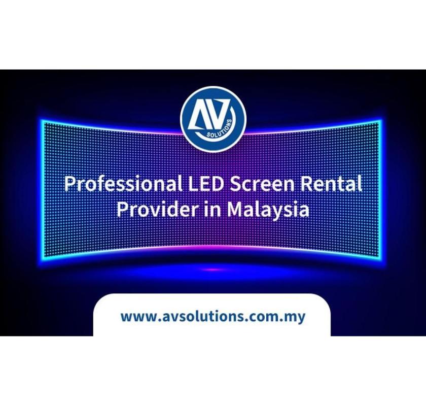 Professional LED Screen Rental Provider in Malaysia