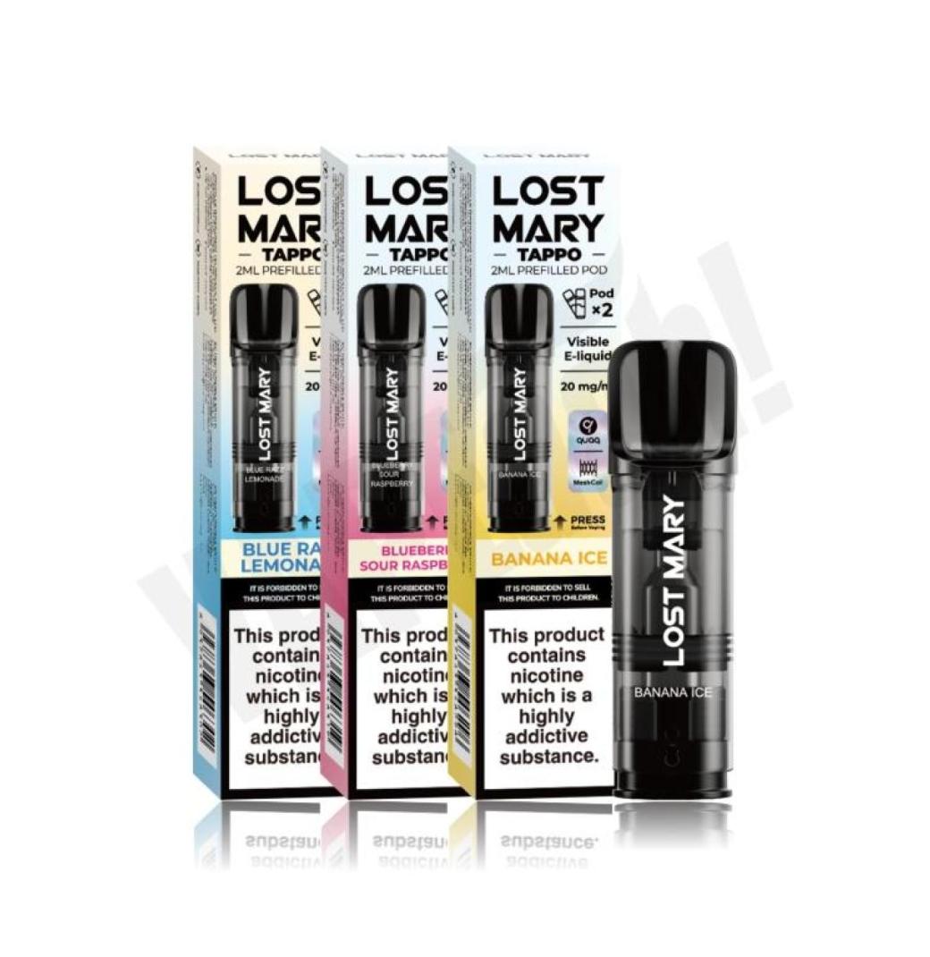 💨 Lost Mary Tappo Replacement Pods – 2 for £9.99 at Vapeaah.co.uk!