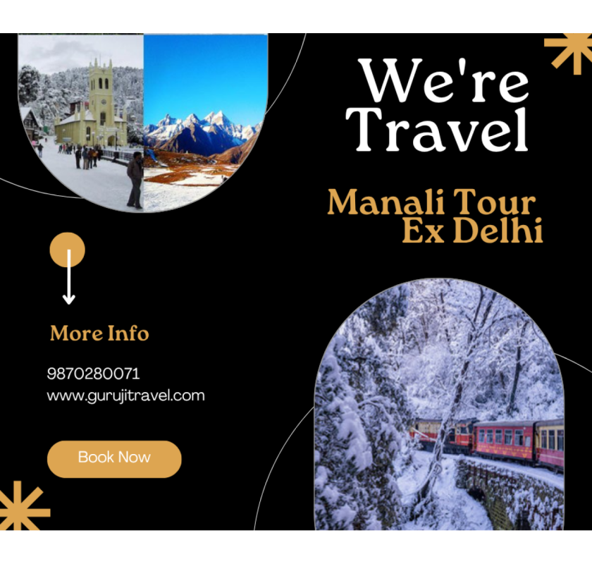 Ahmedabad to Manali Tour service available