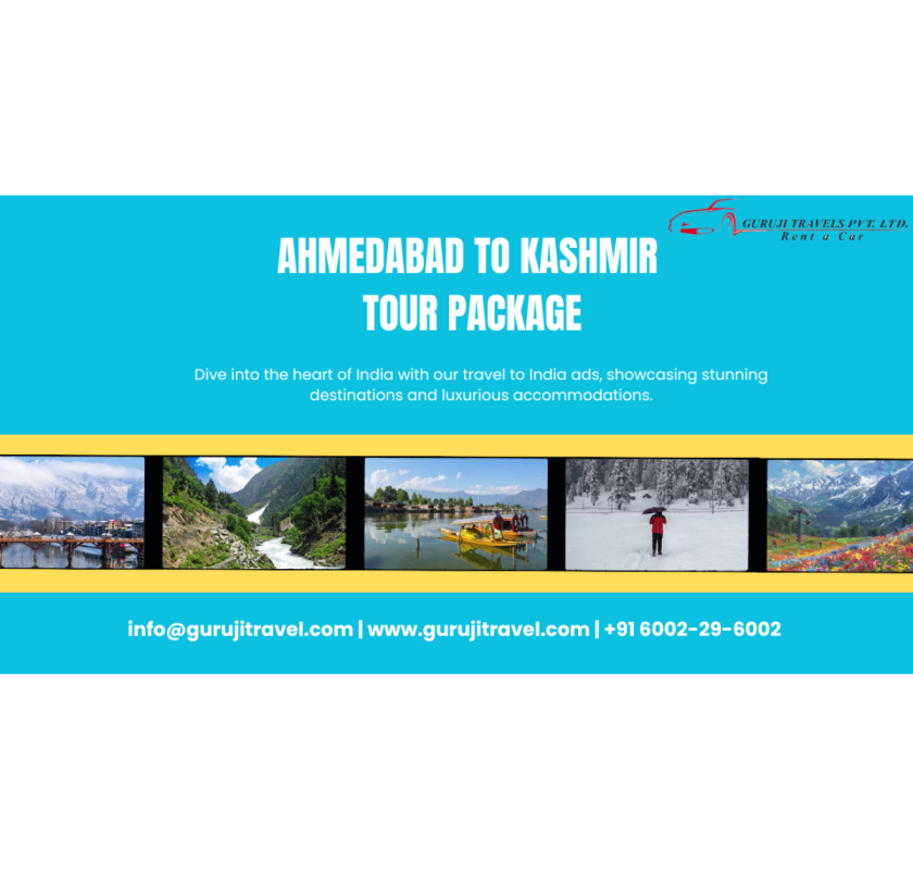 Ahmedabad to Kashmir Holiday Package