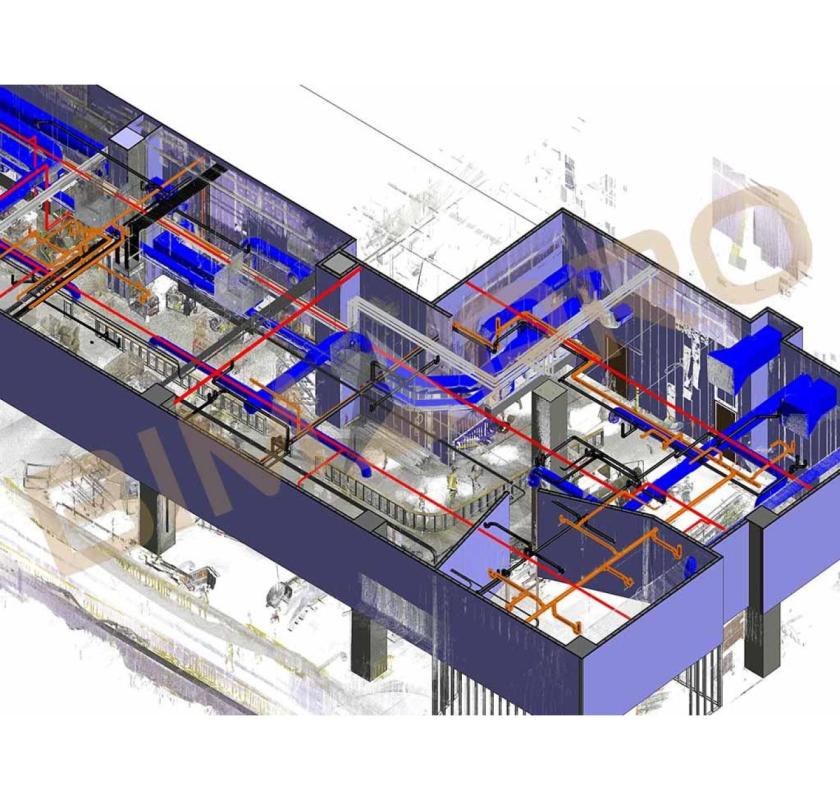 Scan to BIM Services for Warehouse Project in Jacksonville, FL