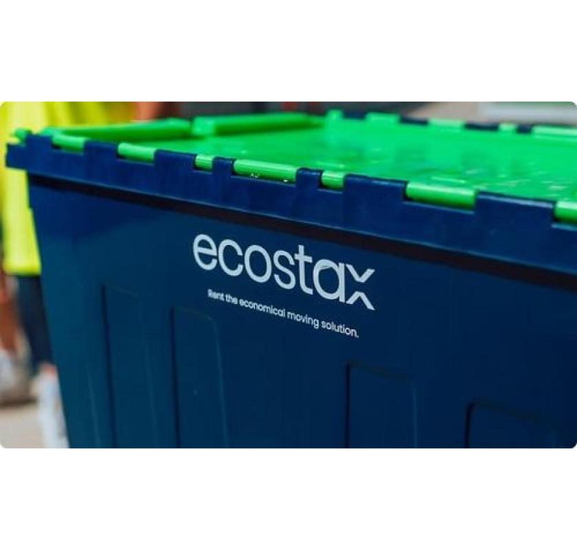 Large Plastics Moving Boxes Ready for Your Move