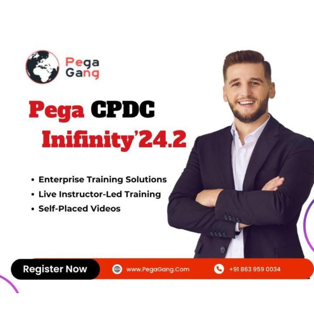 Pega CPDC Infinity'24.2 Online Training for IT Professionals – PegaGang