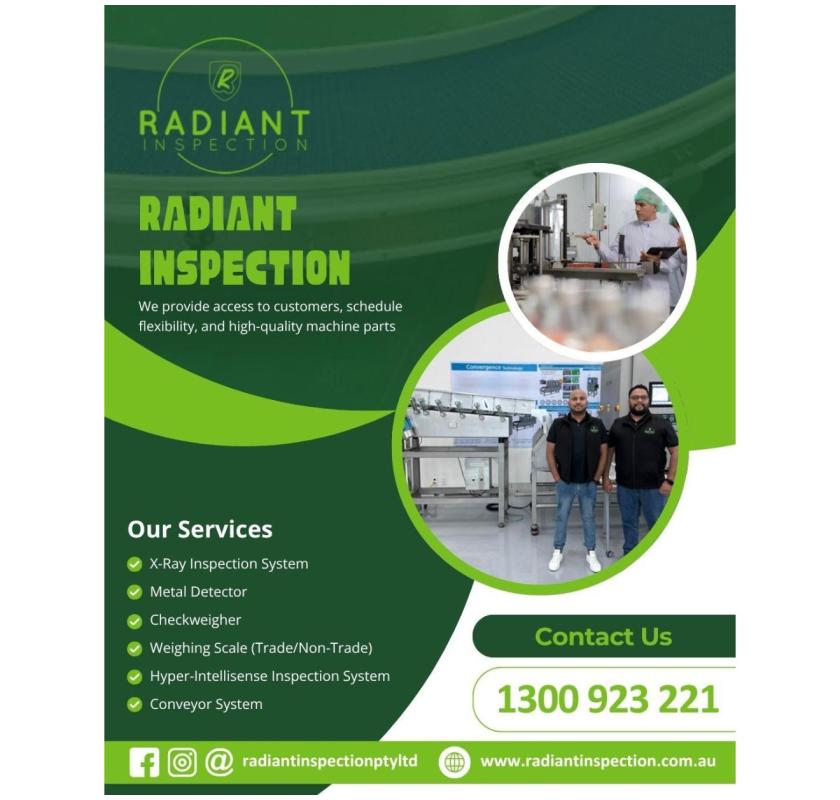 Food X-Ray Inspection & Calibration Services – Sydney to Perth