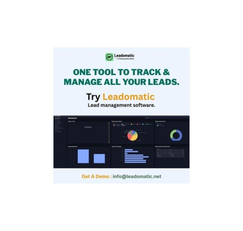 One Tool to Track & Manage All Your Leads | Leadomatic!
