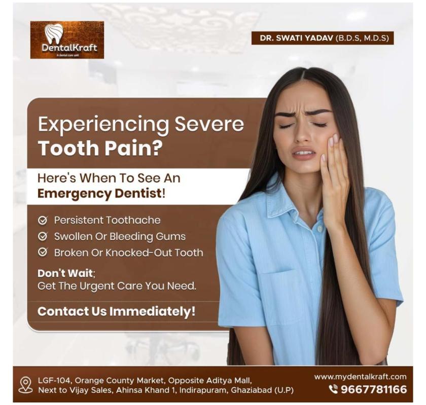 Best Dentist for Tooth Pain in Indirapuram
