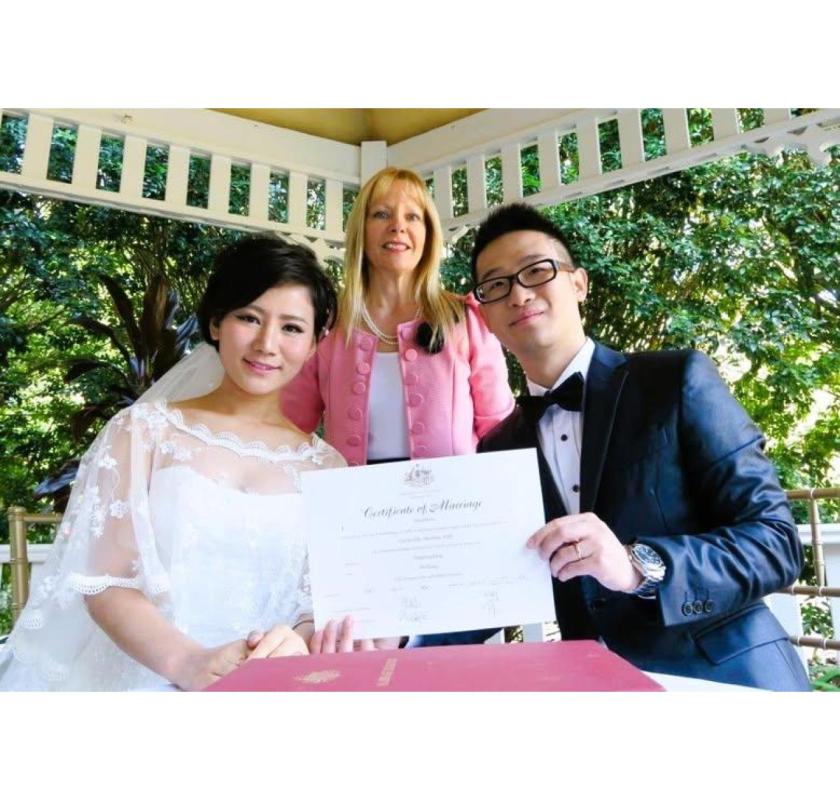 Celebrant wedding ceremony