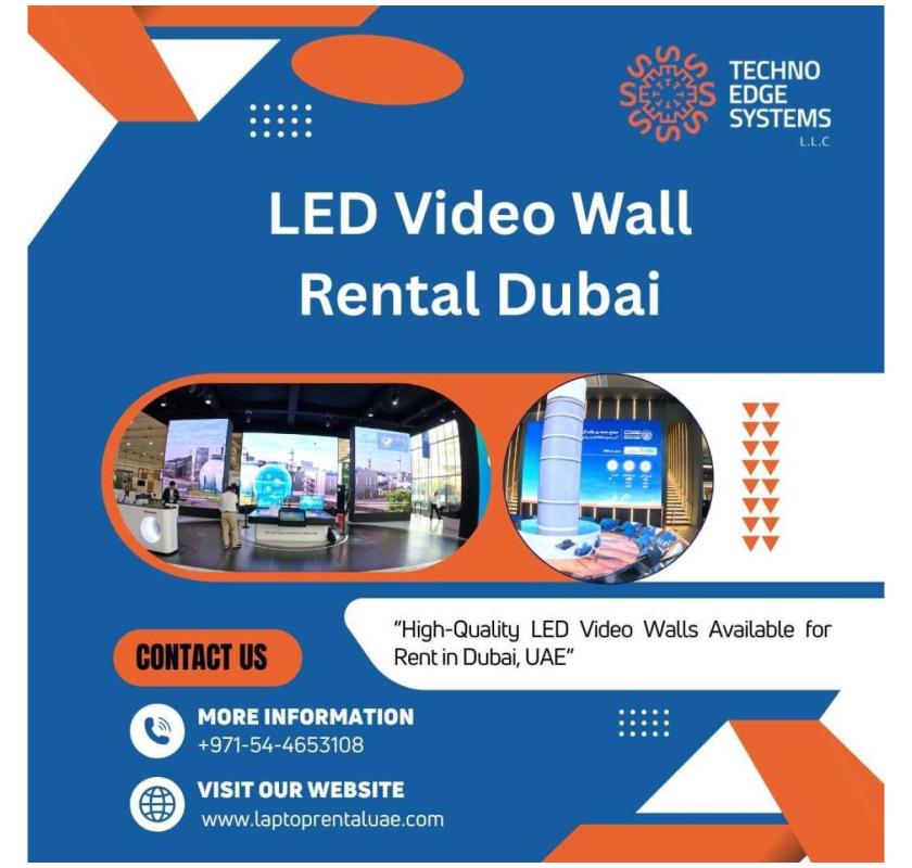 LED Screen Hire Dubai - Video Wall Solutions Dubai