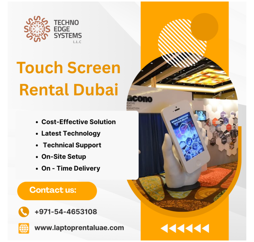 Smart Touch Screen Rental Services in Dubai