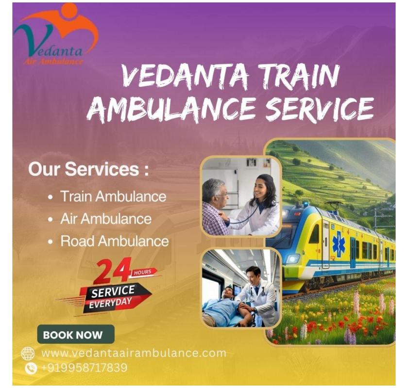 Vedanta Offers Train Ambulance Service in Kolkata with Effective Communication