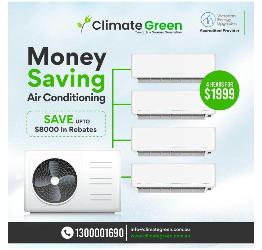 Money-Saving Air Conditioning – 4 Heads for Just $1999!