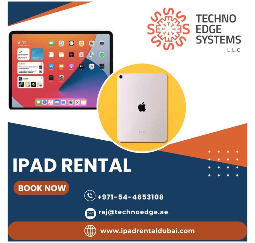 Need an iPad to Rent?