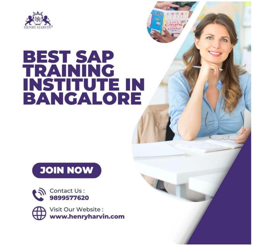 Best SAP Training Institute in Bangalore – Learn from Experts 