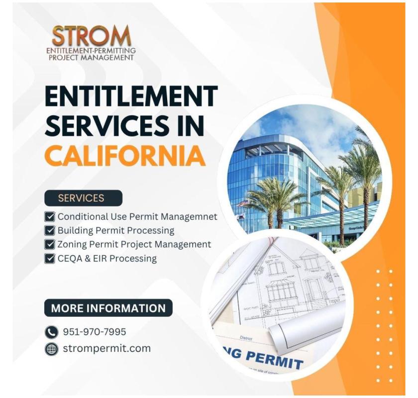 Entitlement Services in California