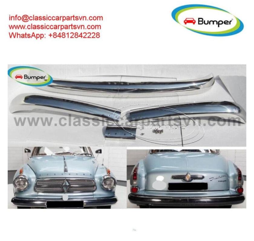 Borgward Isabella coupe/saloon 1955 bumpers