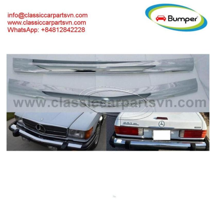 Mercedes R107 SL/SLC US style Bumpers 