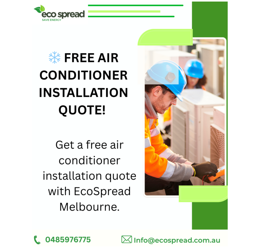 Free Air Conditioner Installation Quote in Melbourne – EcoSpread Experts!